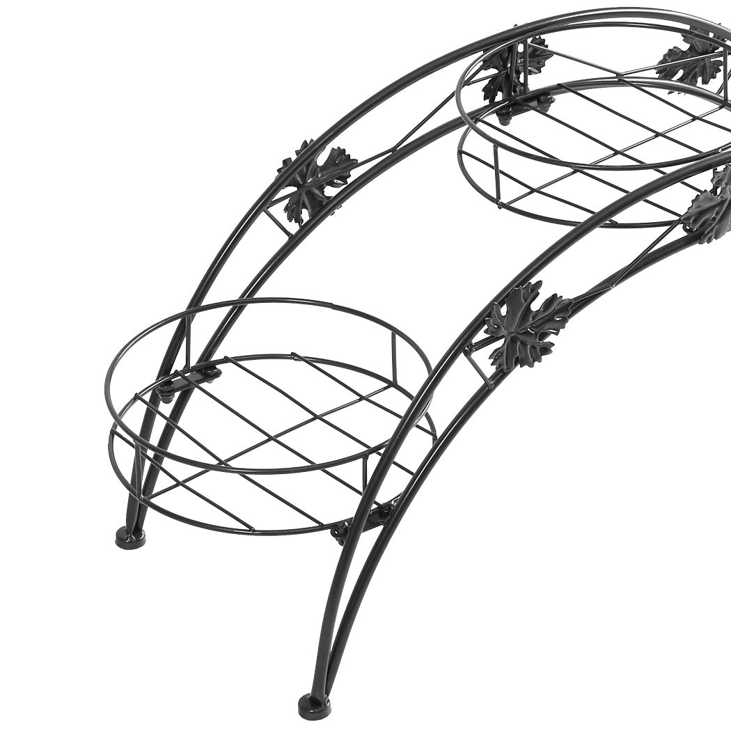 2X Levede Plant Stand Outdoor Indoor Metal - Levede