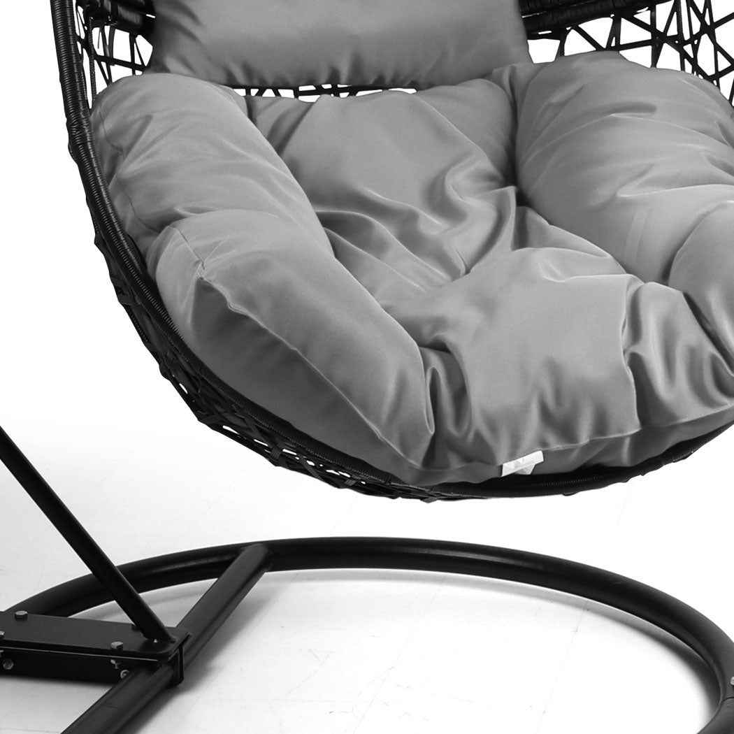 Levede Hanging Swing Egg Chair Outdoor-1831592466906746885