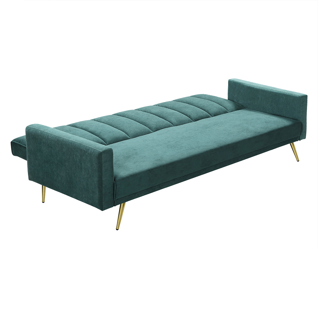 Levede Sofa Bed Convertible Velvet Lounge - Levede