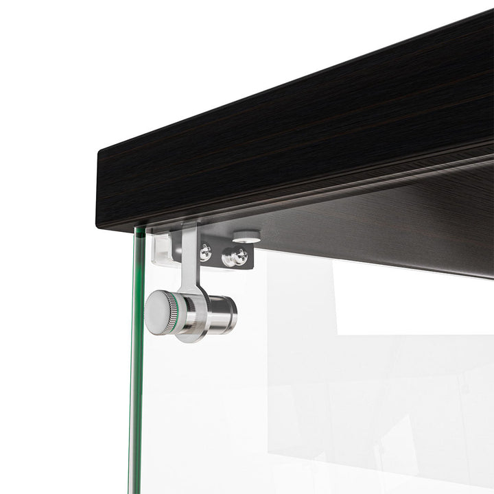 Tempered Glass Display Cabinet With 3 RGB Lights Collections Lockable