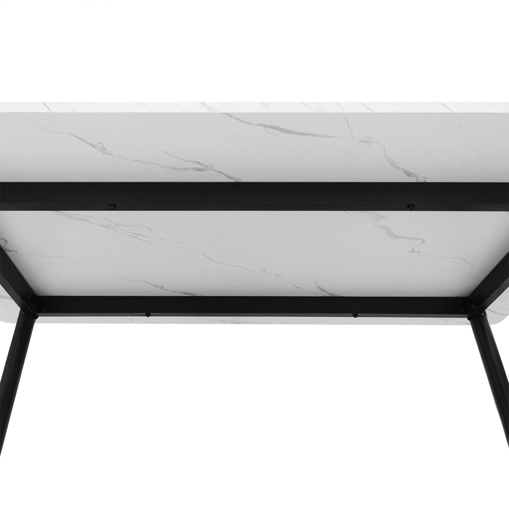 Levede Steel Dining Table for 4-6 Seaters, 150cm Length - Levede