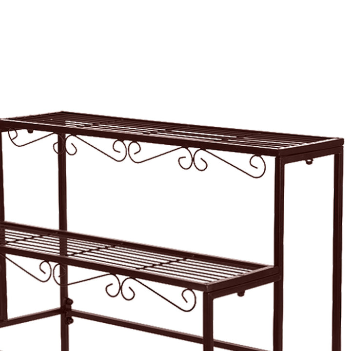 Levede Plant Stand 3 Tier Rectangle-1831592831941218309