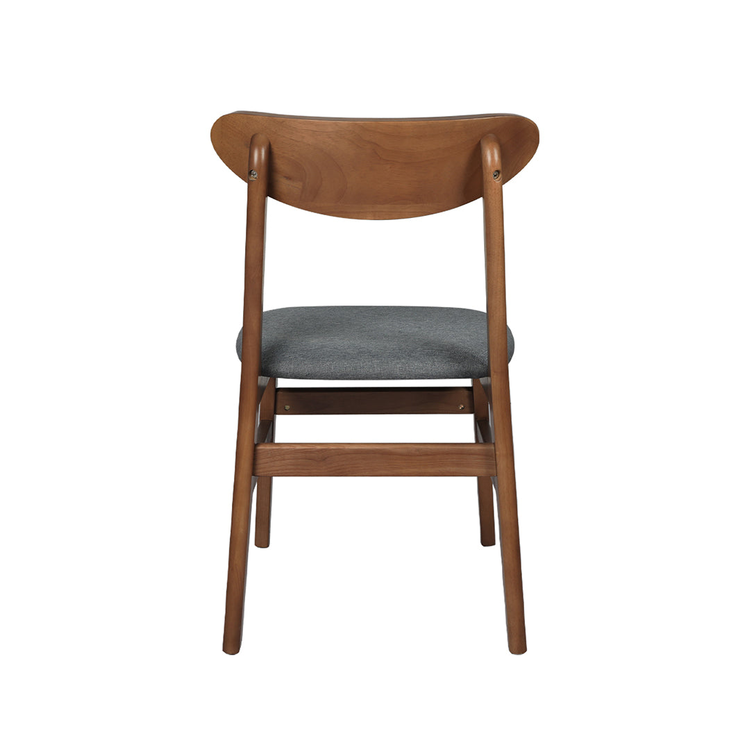 2xDining Chairs Kitchen Chair Brown 2Pack