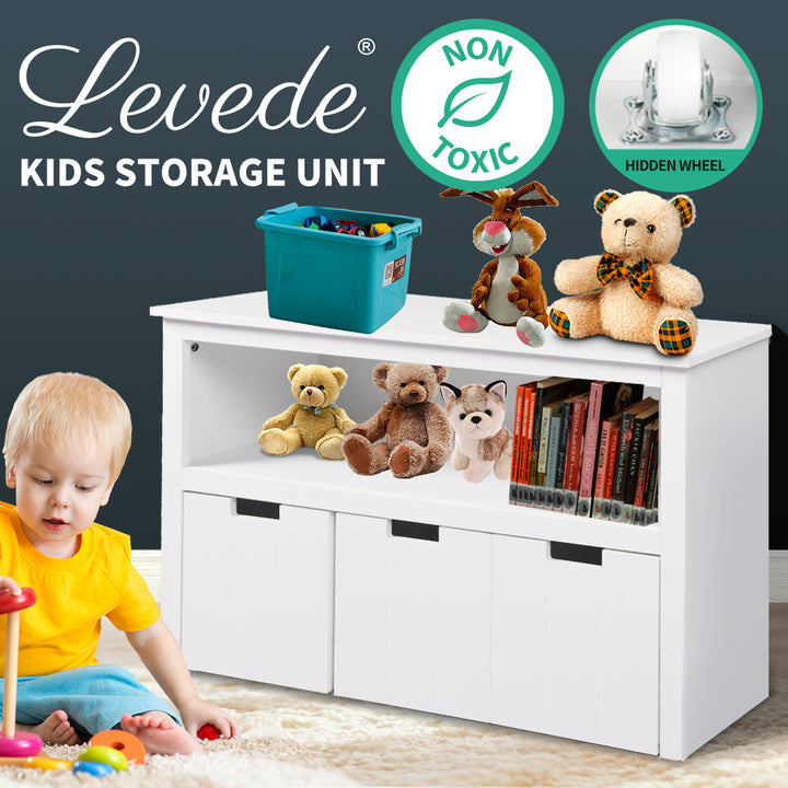 Levede Kids Toy Storage Unit Organiser - Levede