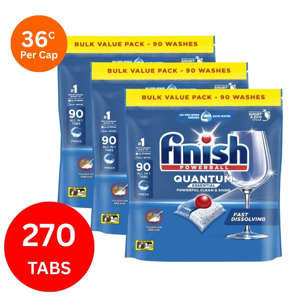 Finish Quantum x 270 Dishwasher Tablets.