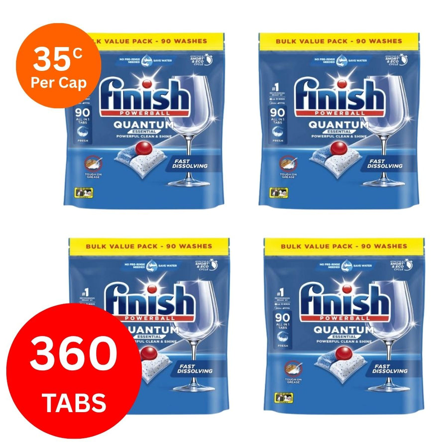 Finish Quantum x 360 Dishwasher Tablets.