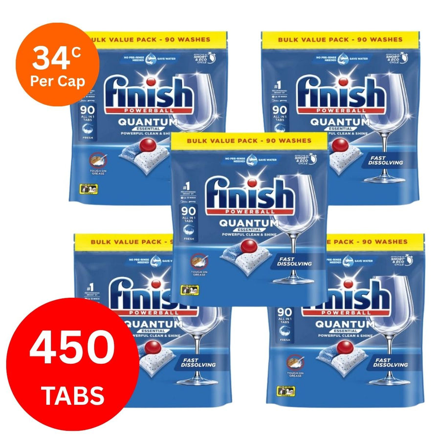 Finish Quantum x 450 Dishwasher Tablets.