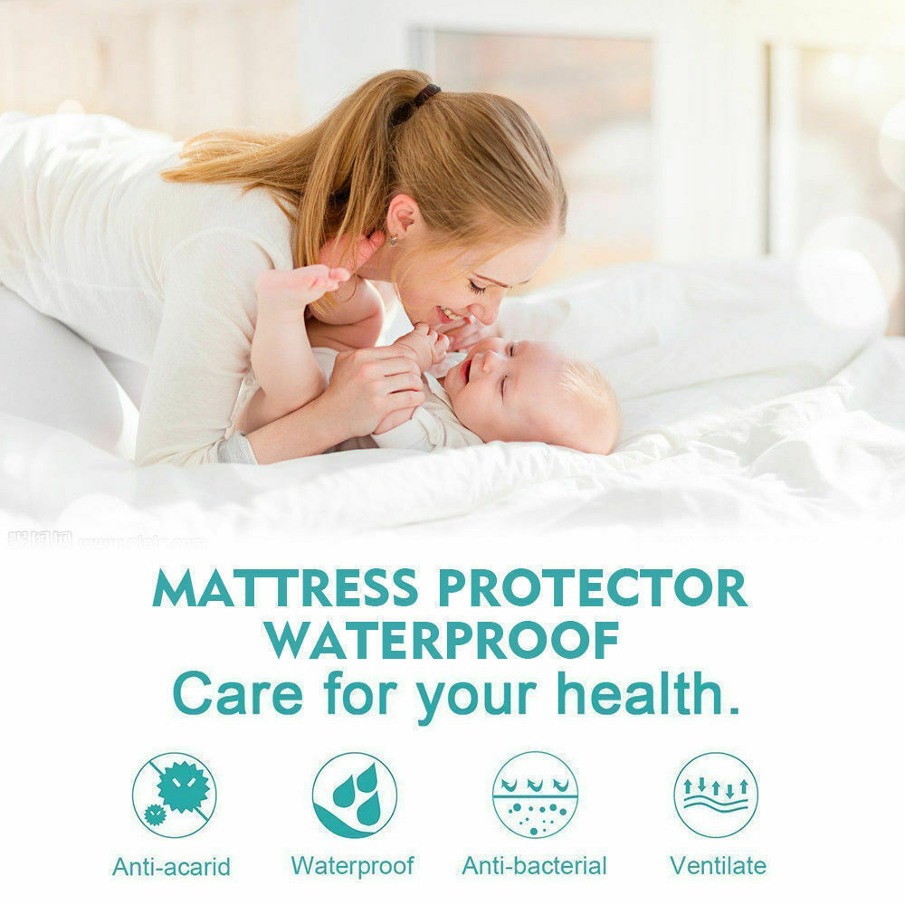 DreamZ Fitted Waterproof Bed Mattress - Levede