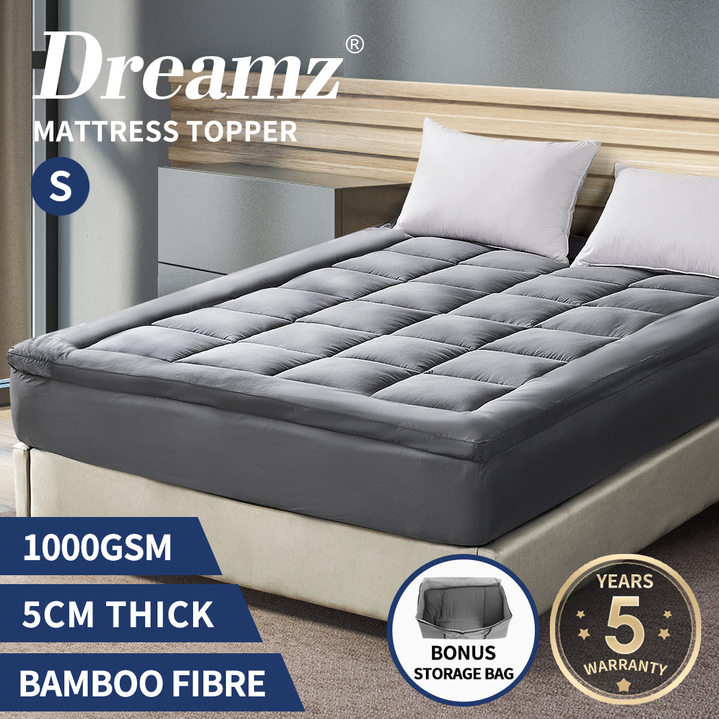 DreamZ Mattress Topper Bamboo Fibre - Levede