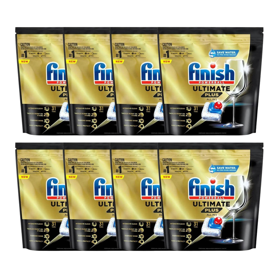 Finish Ultimate Plus 39c/Tab x 248 Dishwasher Tablets.