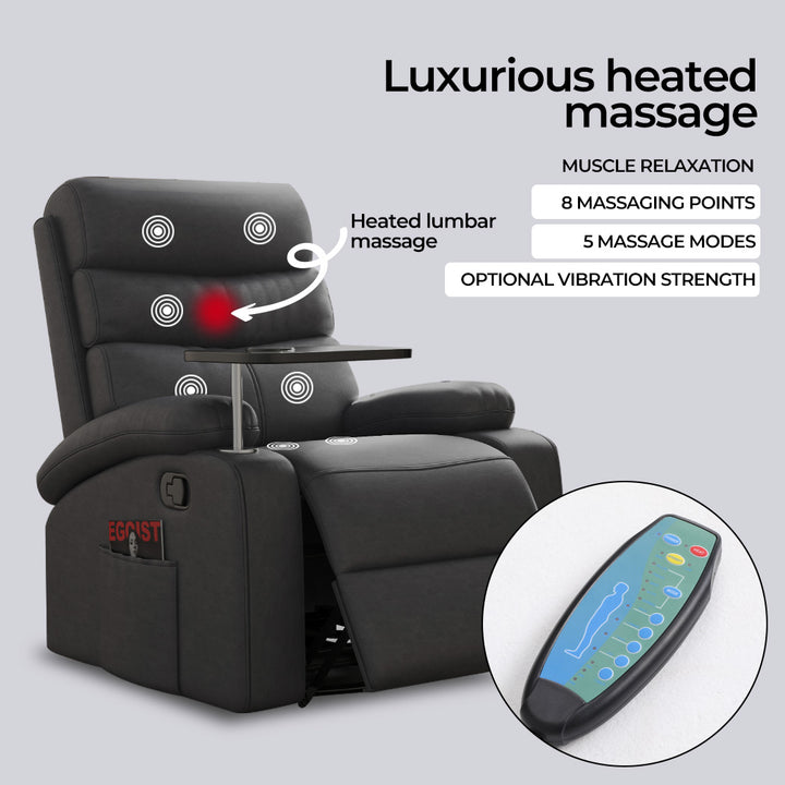 Levede Massage Chair Recliner 360 Swivel - Comfortable and Stylish Seating Option - Levede