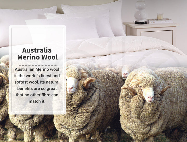 DreamZ Wool Quilt Aus Merino Duvet Doona and Quilts - Levede