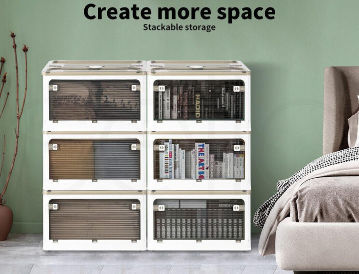 Stackable Plastic Storage Containers (28L / 55L / 124L)