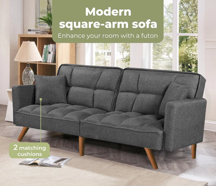 Sofa Bed Futon Convertible Fabric