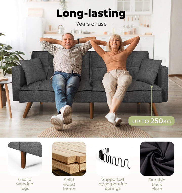 Sofa Bed Futon Convertible Fabric