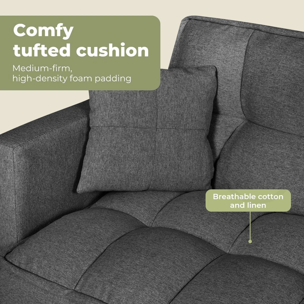 Sofa Bed Futon Convertible Fabric