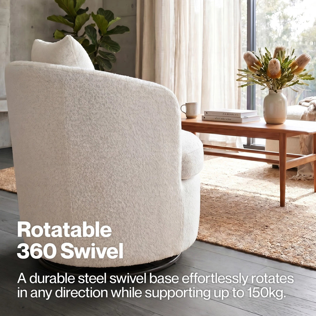 Fleece Swivel Chair