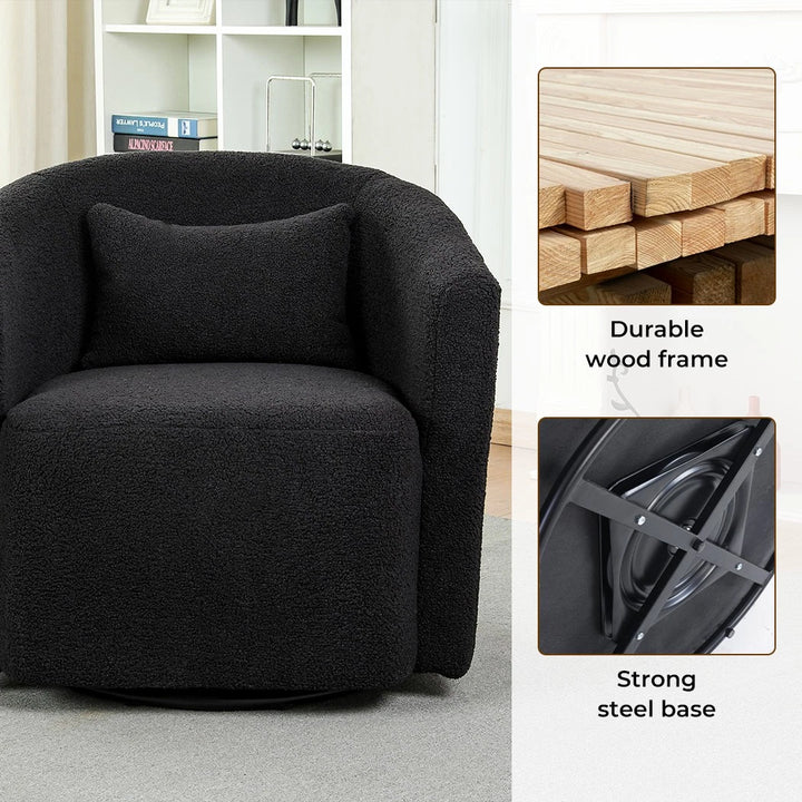 Swivel Barrel Armchair Tub