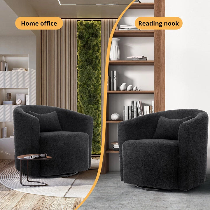 Swivel Barrel Armchair Tub