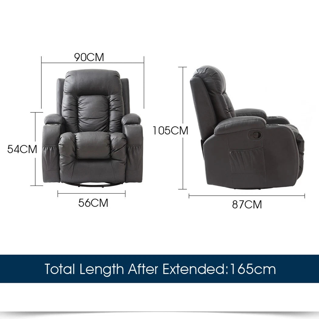 Massage Sofa Chair Recliner 360