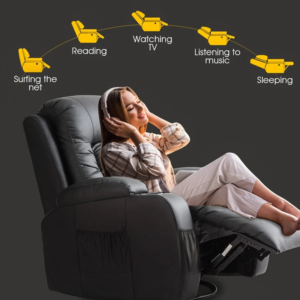 Massage Sofa Chair Recliner 360