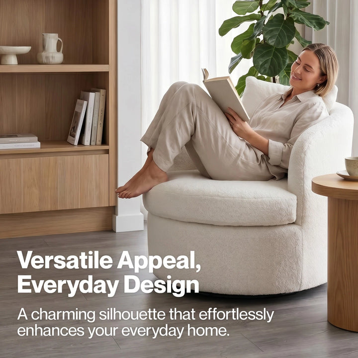 Fleece Swivel Chair