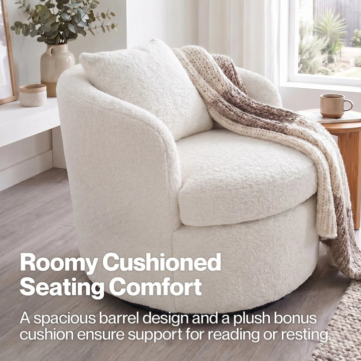 Fleece Swivel Chair