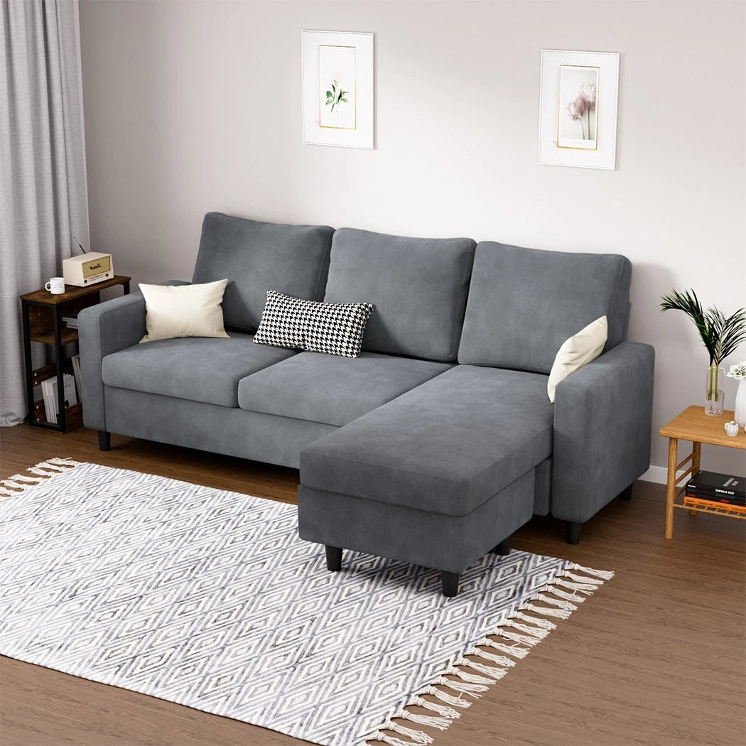L-shaped Sectional Sofa Lounge Chaise Set