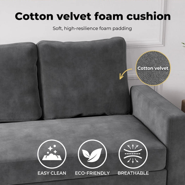 L-shaped Sectional Sofa Lounge Chaise Set