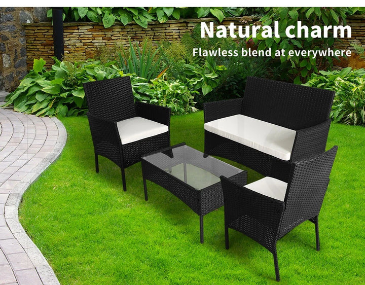 4PCS Outdoor Furniture Setting