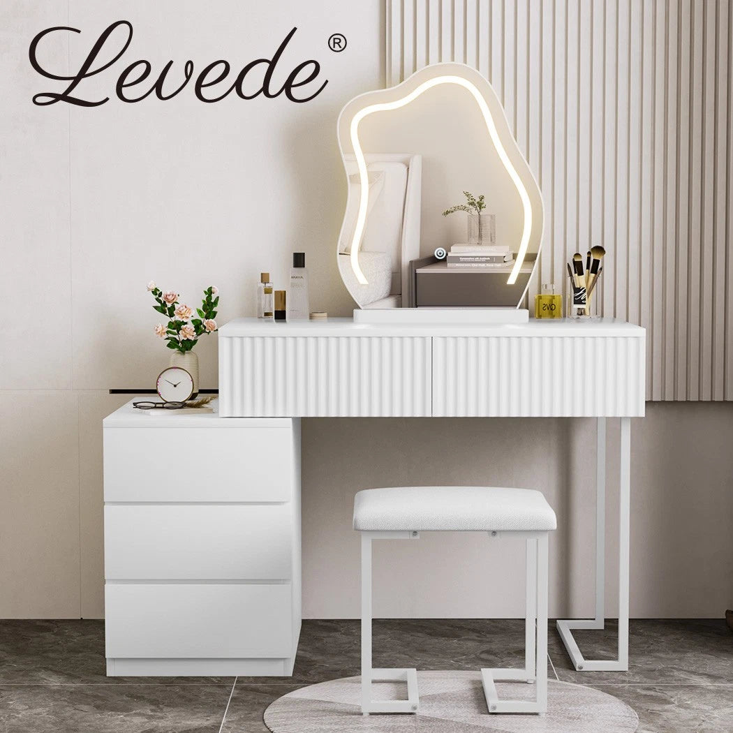 Dressing Table Set with Stool
