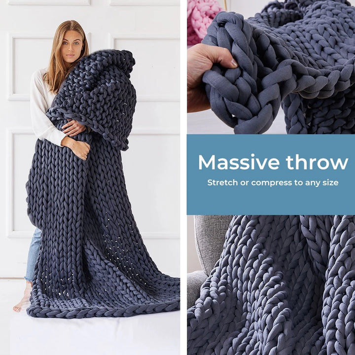 Knitted Weighted Blanket Chunky