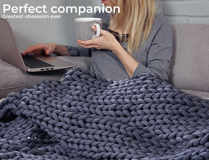 Knitted Weighted Blanket Chunky