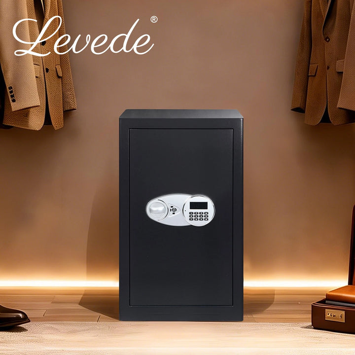 85L Safe Fireproof Security Box Home Office Cash Lock Deposit Password