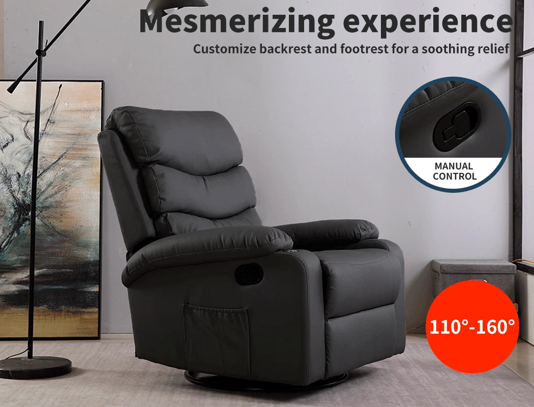 Massage Chair Recliner 360 Swivel - Comfortable and Stylish Seating Option