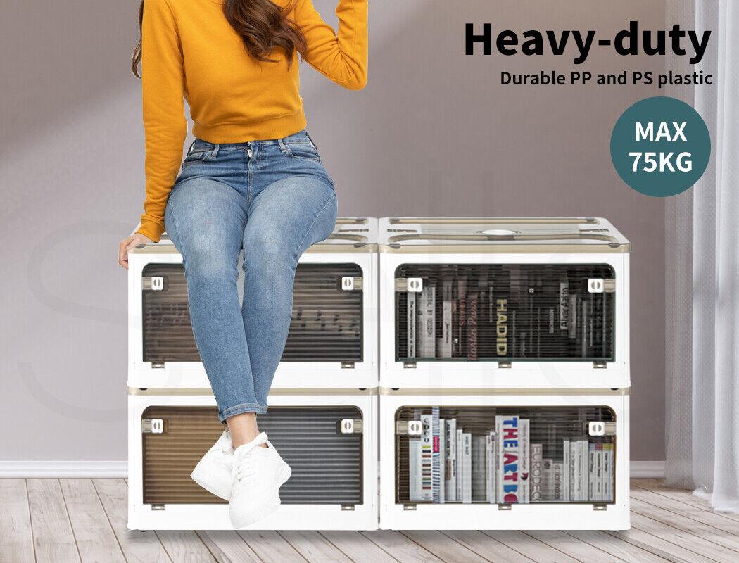 Stackable Plastic Storage Containers (28L / 55L / 124L)