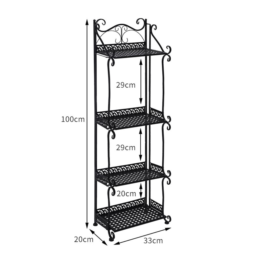 Levede Plant Stand 4 Tiers Outdoor Indoor - Levede
