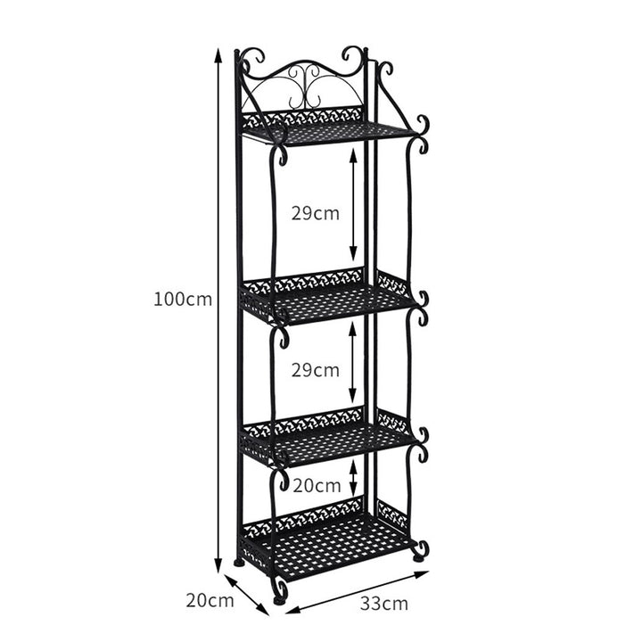 Levede Plant Stand 4 Tiers Outdoor Indoor - Levede